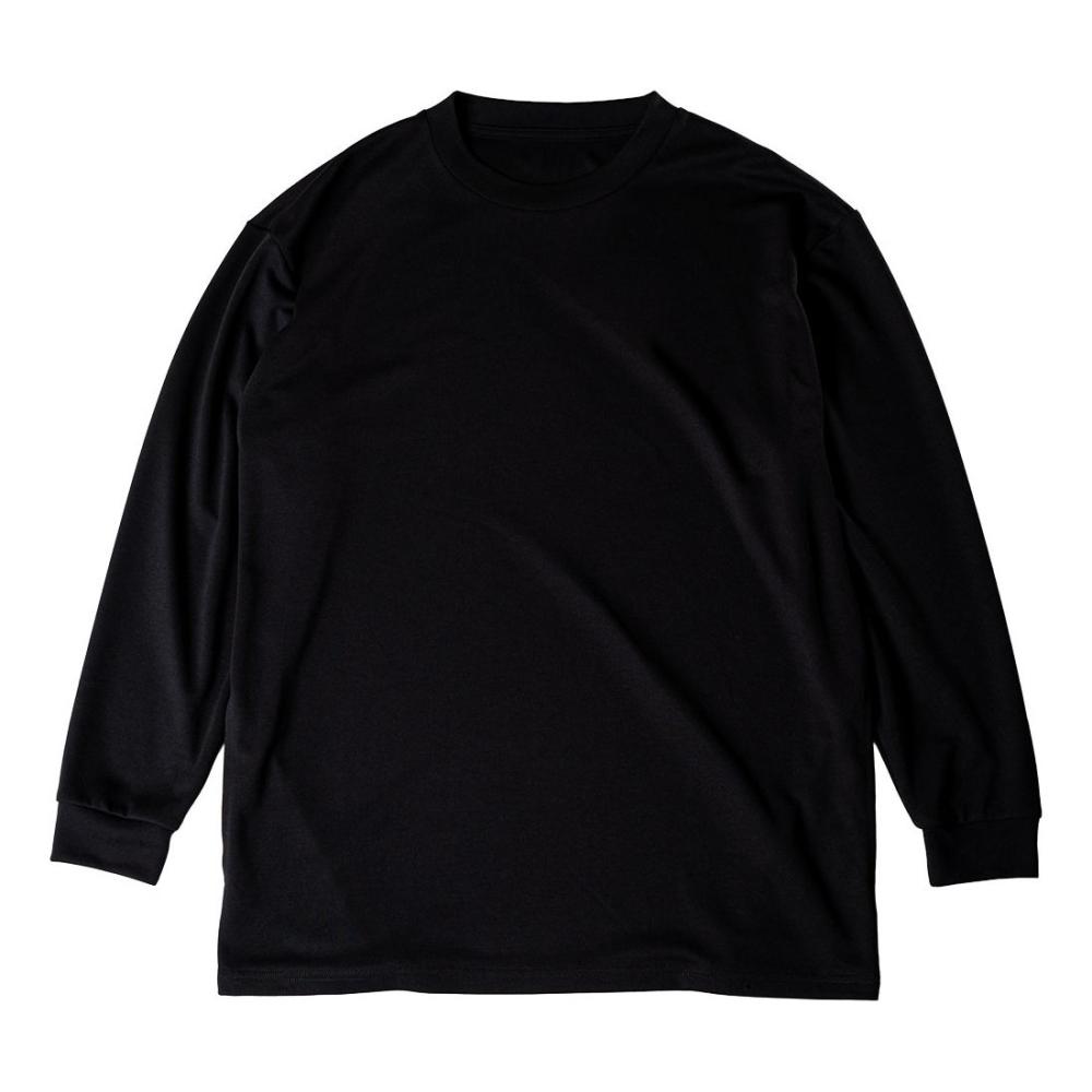寿ニット ダブルフェイス長袖Tシャツ 黒 L 3120 の通販