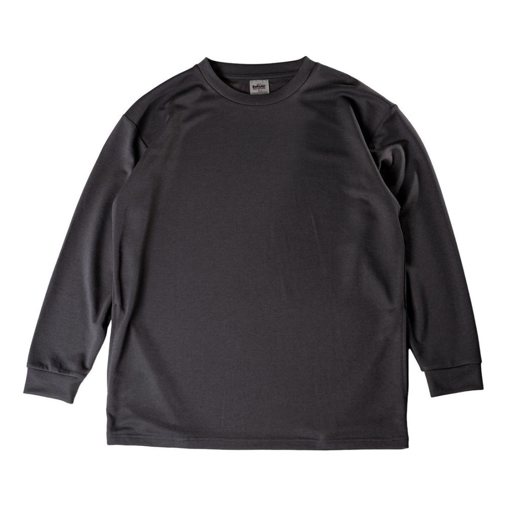 寿ニット ダブルフェイス長袖Tシャツ 黒 L 3120 の通販