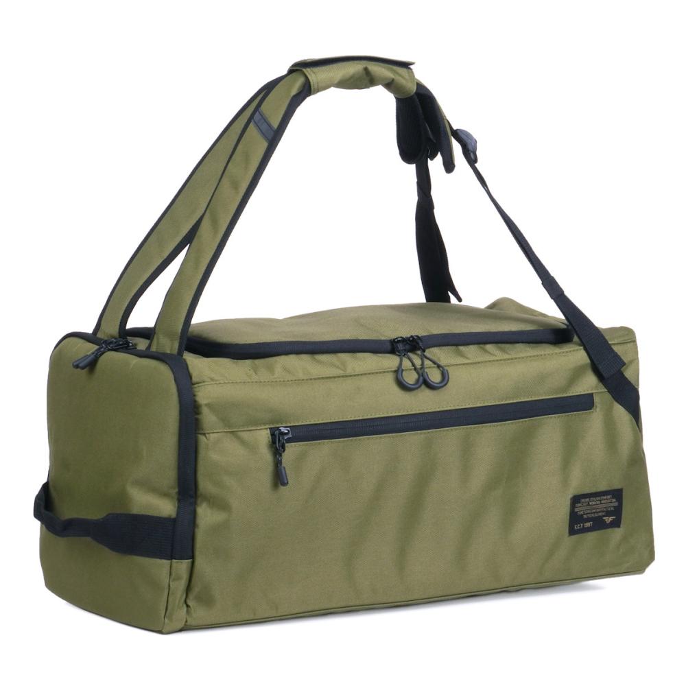 カジメイク　３ＷＡＹボストンバッグ　カーキ　３５Ｌ　９１２６