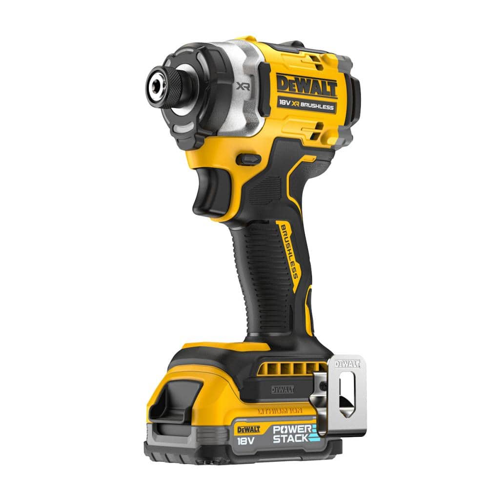 ＤｅＷＡＬＴ（デウォルト）　１８Ｖブラシレスインパクトドライバー　Ｐｏｗｅｒｓｔａｃｋ電池２個付属　ＤＣＦ８６０Ｅ２Ｔ