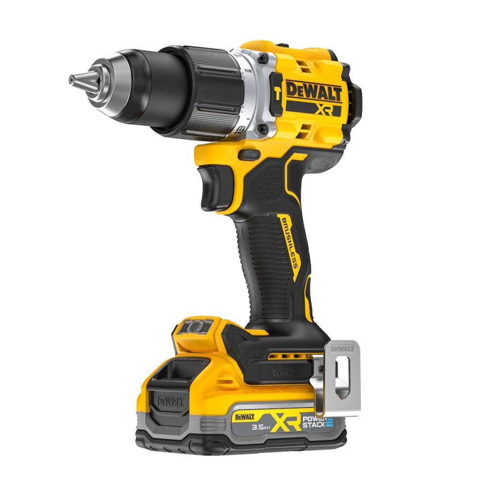 ＤｅＷＡＬＴ（デウォルト）　１８Ｖブラシレス振動ドリルドライバ　Ｐｏｗｅｒｓｔａｃｋ電池２個付属　ＤＣＤ８０６Ｓ２Ｔ