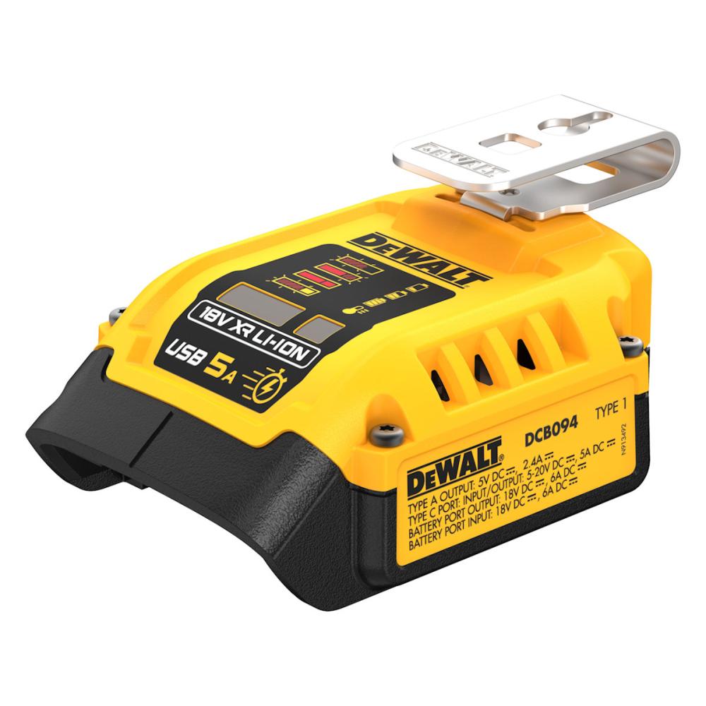 ＤｅＷＡＬＴ（デウォルト）　ＵＳＢポータブル充電器　ＤＣＢ０９４－Ｂ１
