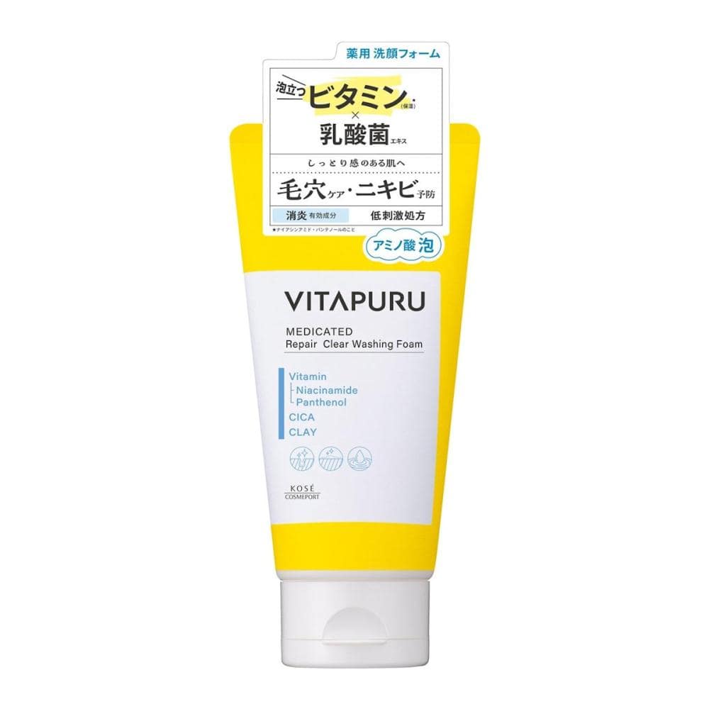 コーセーコスメポート　ビタプル　リペア　クリアウォッシングフォーム　１３０ｇ