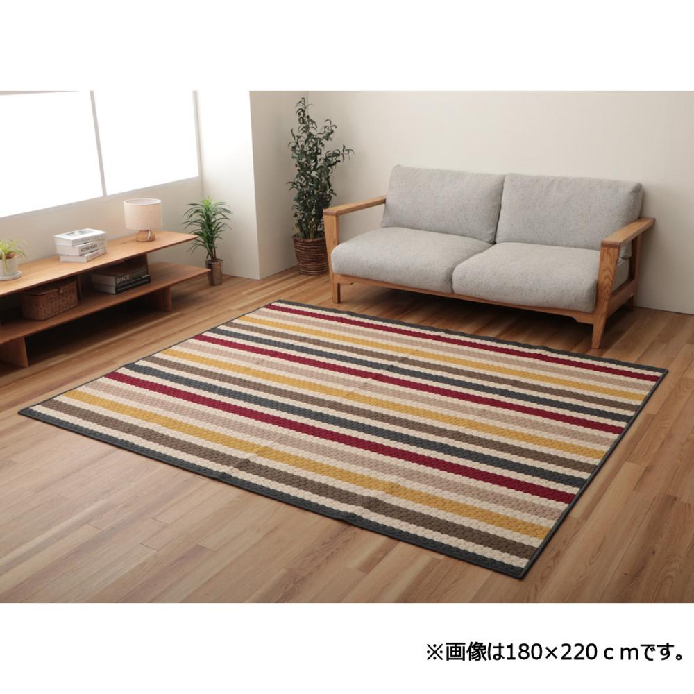 イケヒコ　ダイニングラグ　サーフ　マルチ　１８０×１８０ｃｍ