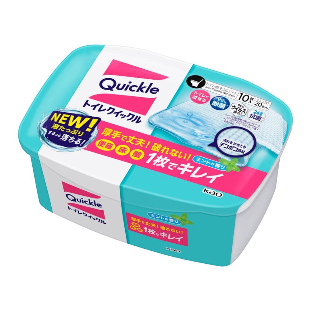 花王　トイレクイックル　容器入　１０枚入