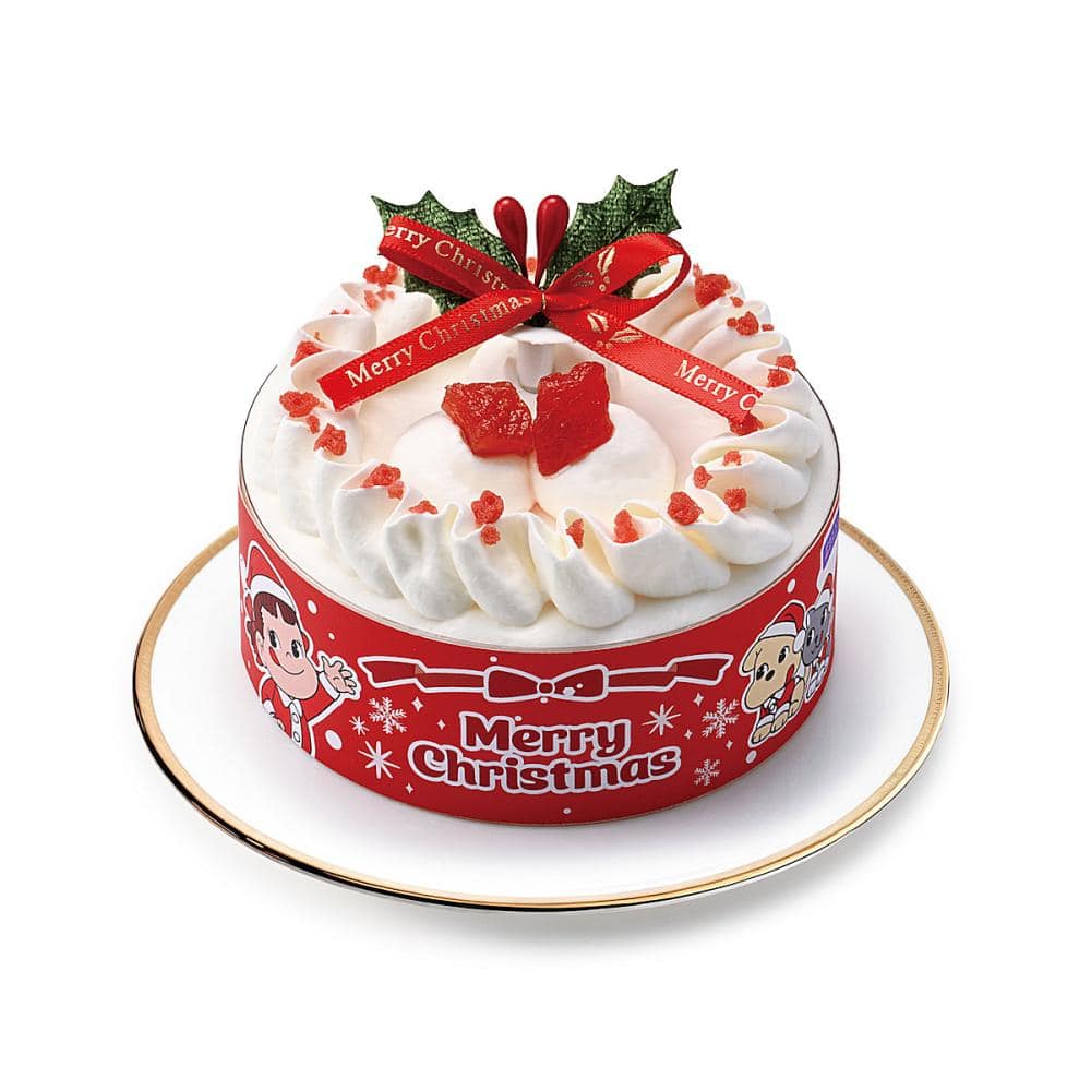 予約商品】 クリスマス 犬猫用 ペコちゃんのショートケーキ 【申込期限