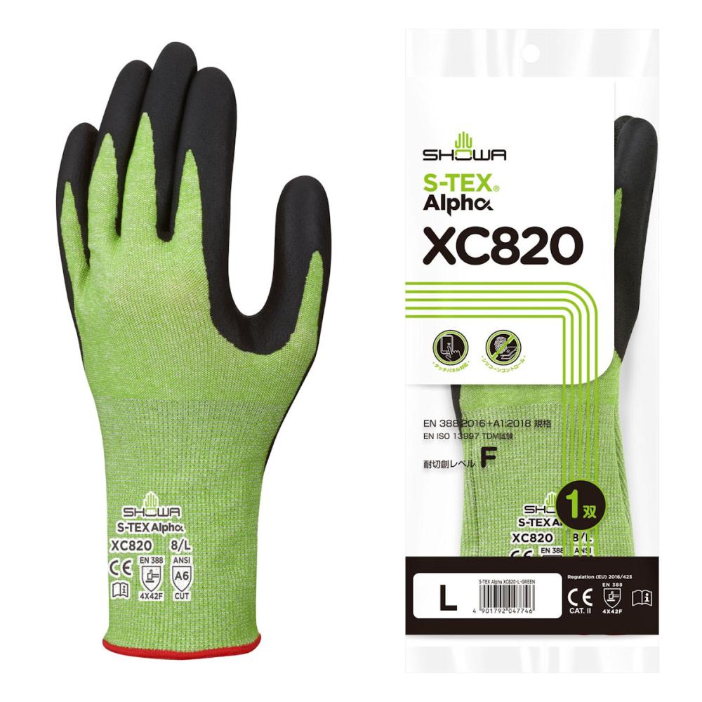 ショーワグローブ　手袋　ＳーＴＥＸ　Ａｌｐｈａ　ＸＣ８２０　Ｌ