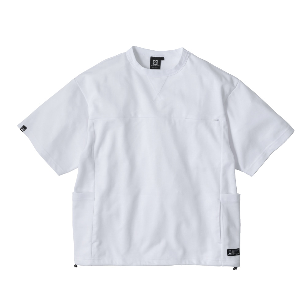 コーコス信岡　フェイスコットンＤＲＹ　５ポケット半袖Ｔシャツ　ホワイト　Ｌ　Ｇ－１０７