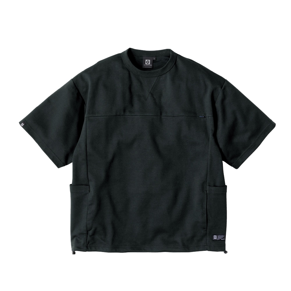 コーコス信岡　フェイスコットンＤＲＹ　５ポケット半袖Ｔシャツ　ブラック　Ｌ　Ｇ－１０７