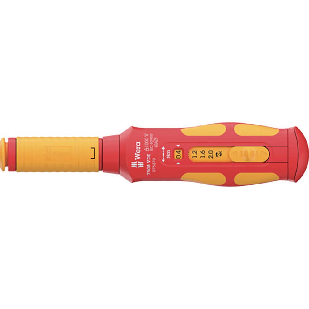Ｗｅｒａ　７５０８　ＶＤＥ　絶縁　クラフトフォーム　セーフトルク　スピード　トルクレンチ　０．４－＿