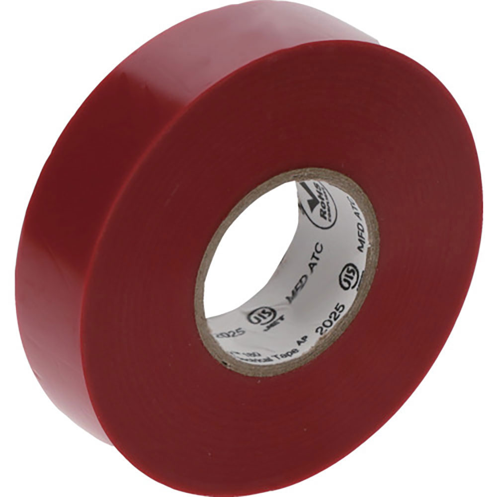 3M Temflex（テムフレックス） ビニールテープ 180 レッド