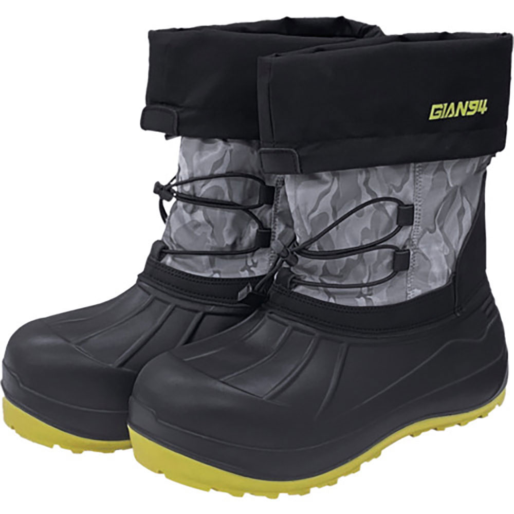 ＫＥＩＡＩ　防寒長靴　ＧＩＡＮ９４　ワークブーツ　シルバー／イエロー　ＬＬ　２４９１０３＿