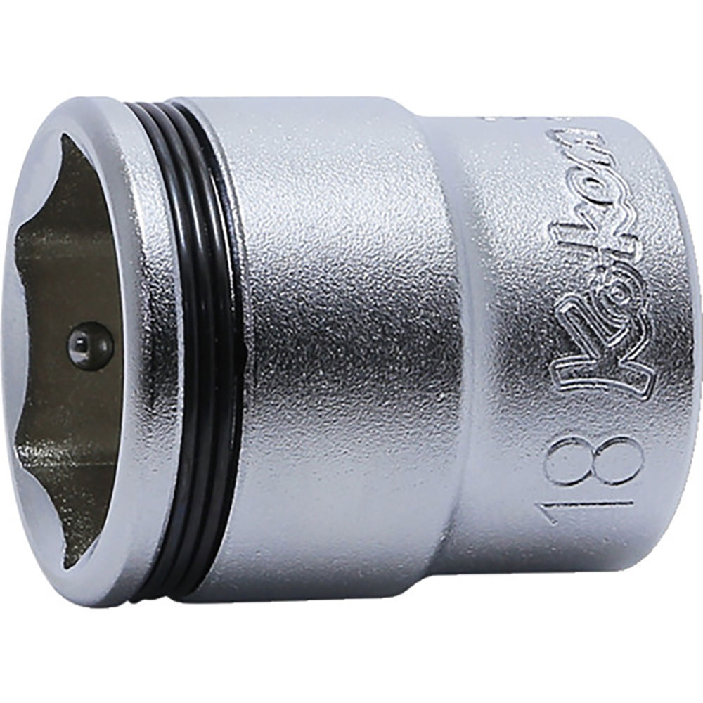 Ｋｏ－ｋｅｎ　９．５ｍｍ差込　ナットグリップソケット　１８ｍｍ　３４５０Ｍ１８＿