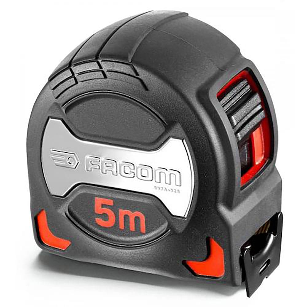 ＦＡＣＯＭ　ファコム　ＡＢＳボディ巻尺グリップ　５ｍ　８９７Ａ．５２８ＰＢ＿