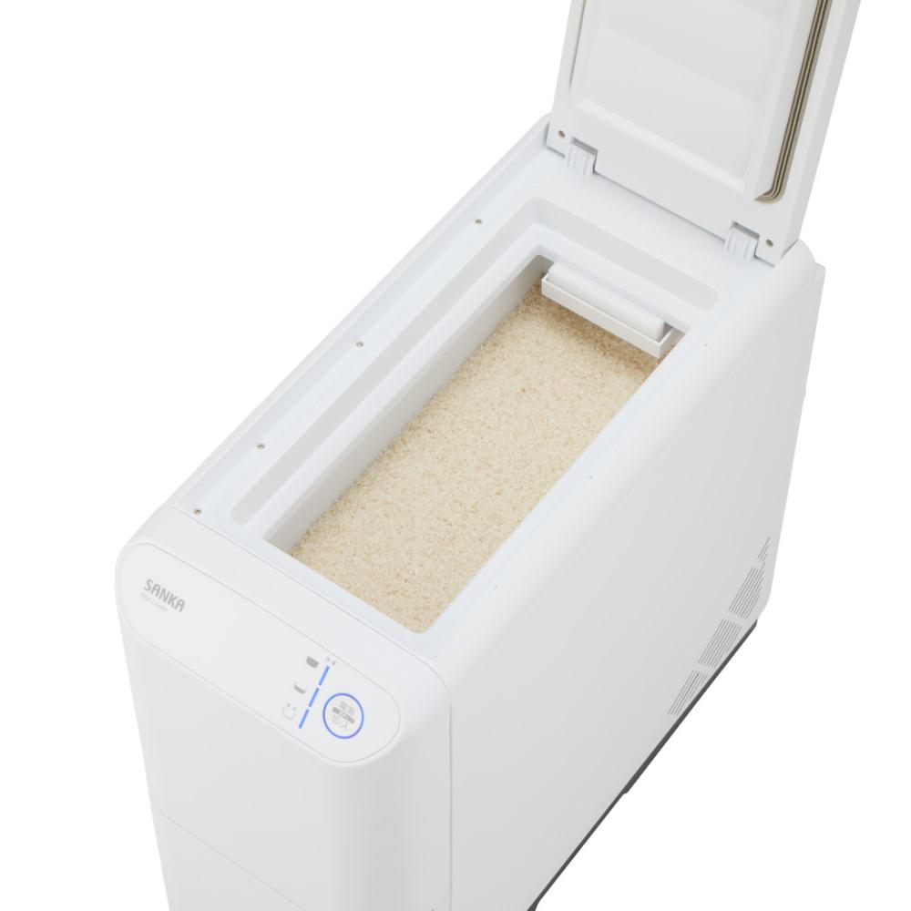 予約商品】 サンカ 保冷保湿米保存庫 雪室米びつ 10kg 【注文期限