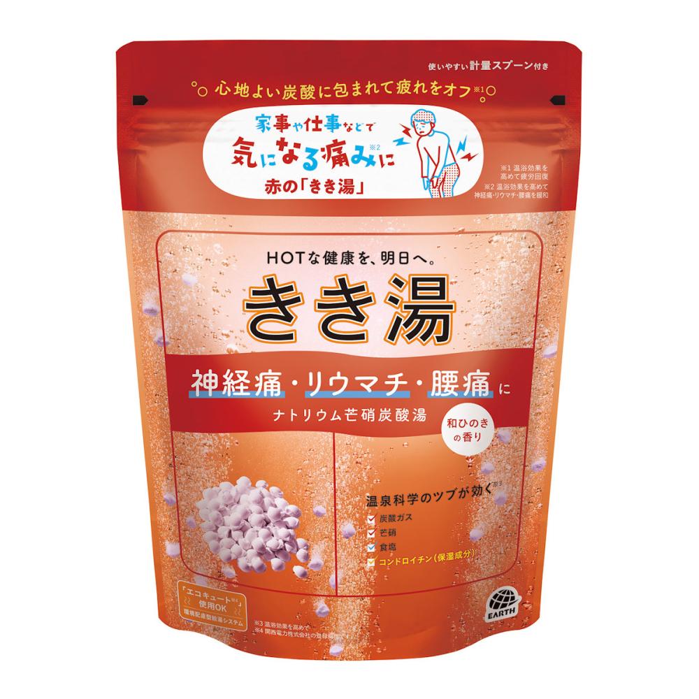アース　きき湯　ナトリウム芒硝炭酸湯　３６０ｇ