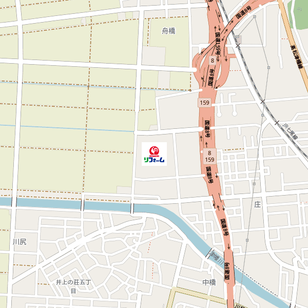 コメリリフォーム津幡店周辺