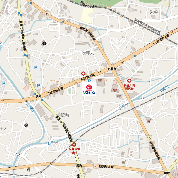 コメリリフォーム紀ノ川店周辺