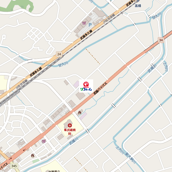 コメリリフォーム武雄店周辺