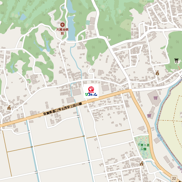 コメリリフォームみやき店周辺