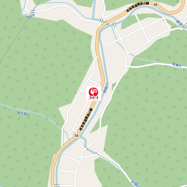 コメリハード＆グリーン武儀店周辺