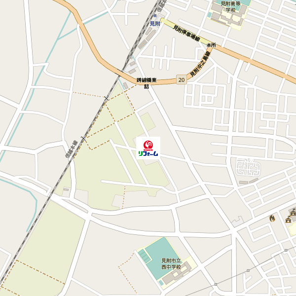 コメリリフォーム見附店周辺