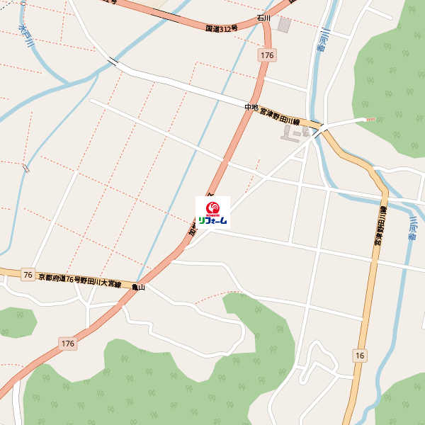 コメリリフォーム与謝野店周辺