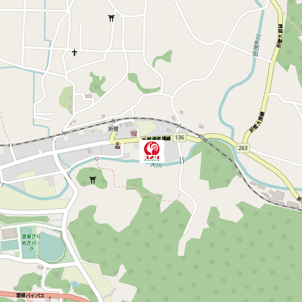 コメリハード＆グリーン室根店周辺