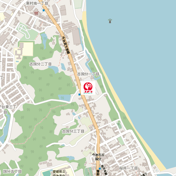 コメリハード＆グリーン今治店※３月下旬オープン予定周辺