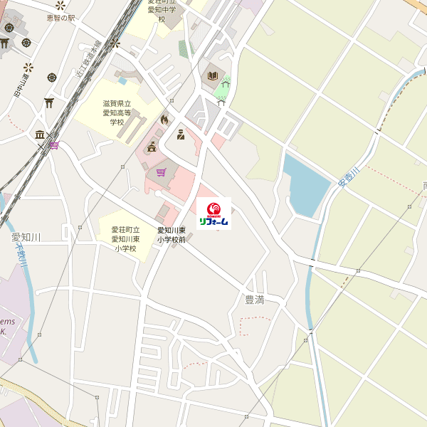 コメリリフォーム愛知川店周辺