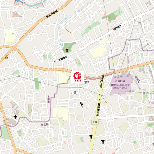 コメリハード＆グリーン保谷北町店周辺