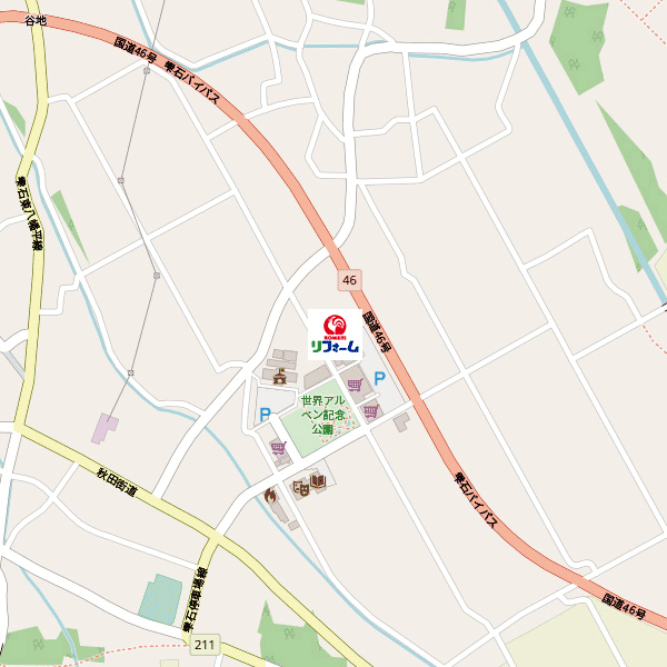 コメリリフォーム雫石店周辺