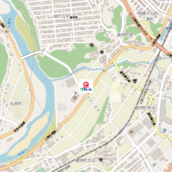 コメリリフォーム名張店周辺