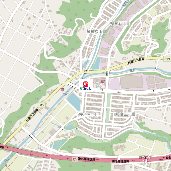 コメリリフォーム浜松桜台店周辺