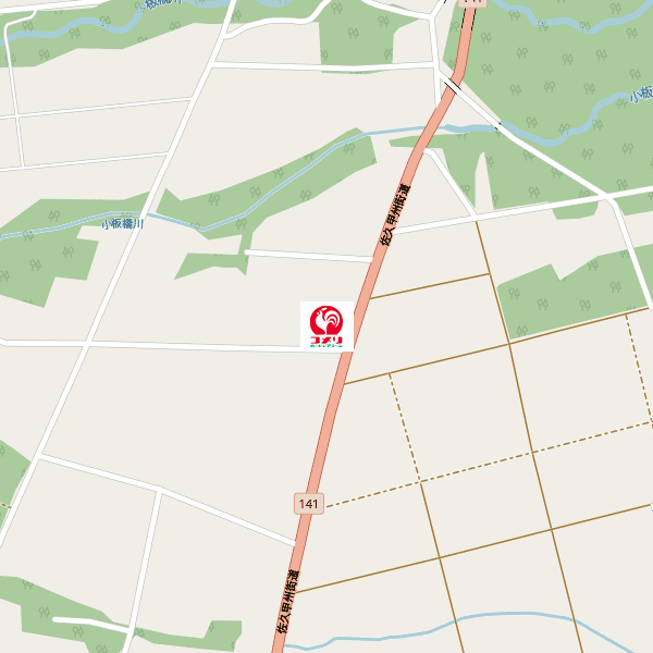 コメリハード＆グリーン野辺山店周辺