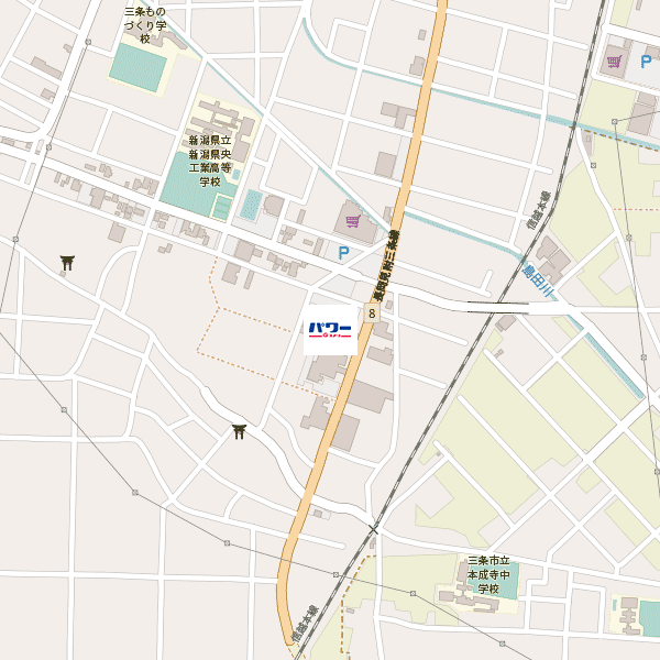 コメリパワー三条四日町店周辺