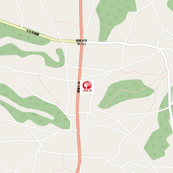 コメリハード＆グリーン旭玉田店周辺