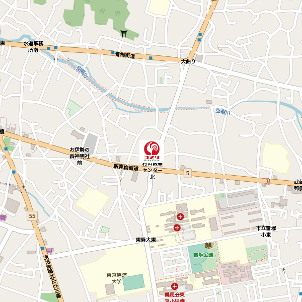 コメリハード＆グリーン武蔵村山中央店周辺