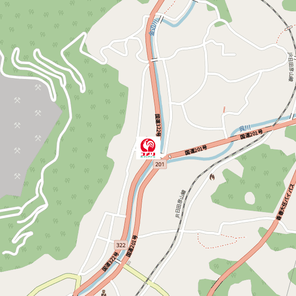 コメリハード＆グリーン香春店周辺