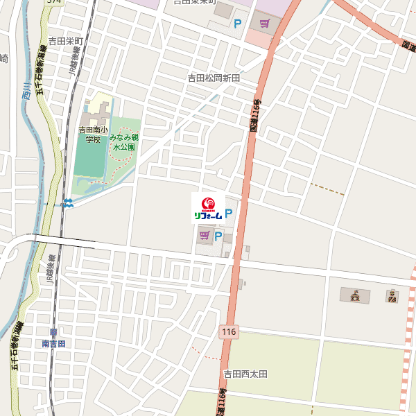 コメリリフォーム吉田店（新潟県）周辺