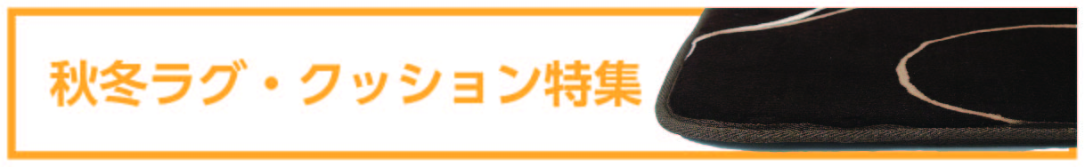 秋冬ラグ・クッション特集