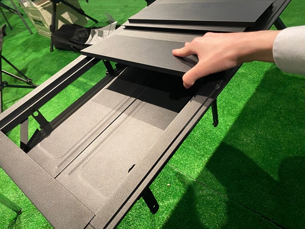 数量限定】 ナチュラルシーズン アウトドアシステムテーブル の通販