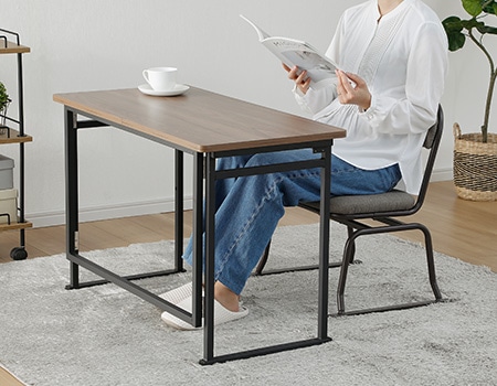 アテーナライフ　パタパタしまえるお座敷テーブル　幅９０ｃｍ