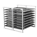 アルミ製苗棚水平式64枚用