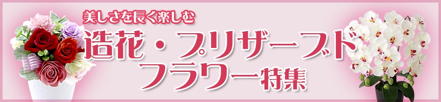 プリザーブドフラワー特集