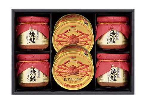 宝幸 紅ずわいがに&焼鮭ほぐしギフト