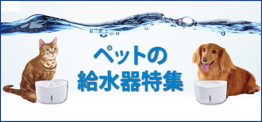 ペットの給水器特集