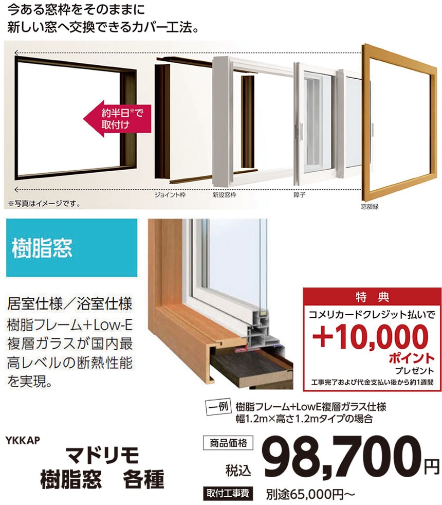 マドリモ　アルミ樹脂複合窓　各種