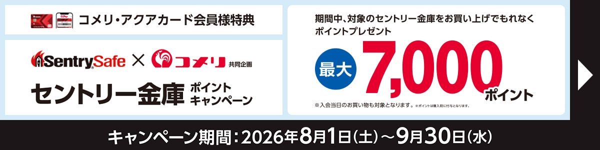セントリー金庫キャンペーン