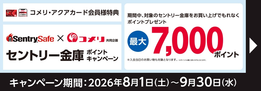 セントリー金庫キャンペーン